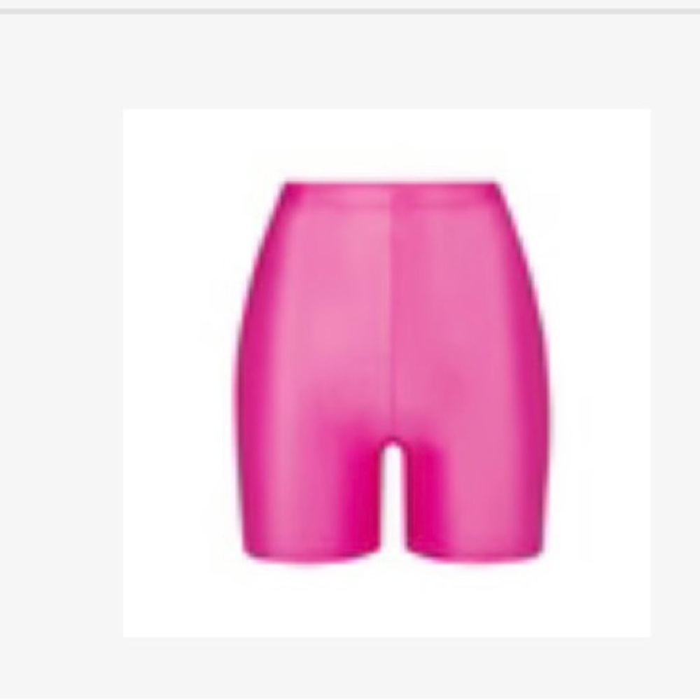 SKIMS Hot Pink Bike Shorts
